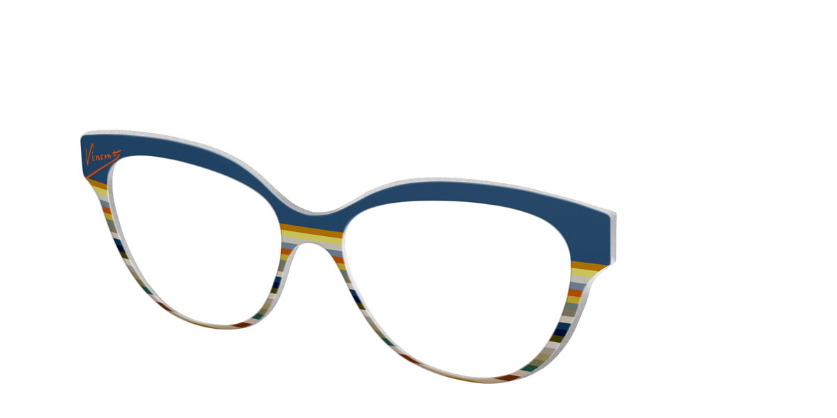 The Vincent Stripes - Angle Top Image - Pair Eyewear