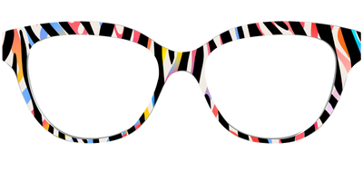 The Vivid Zebra Stripes - Front Top Thumbnail - Pair Eyewear