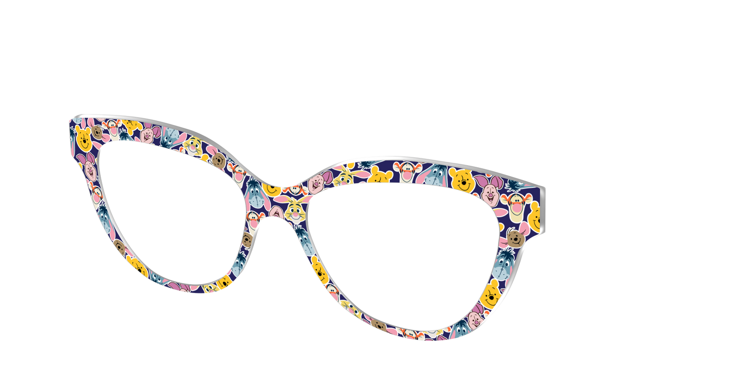 Winnie the Pooh & Friends Stickers - Angle Top Image - Pair Eyewear