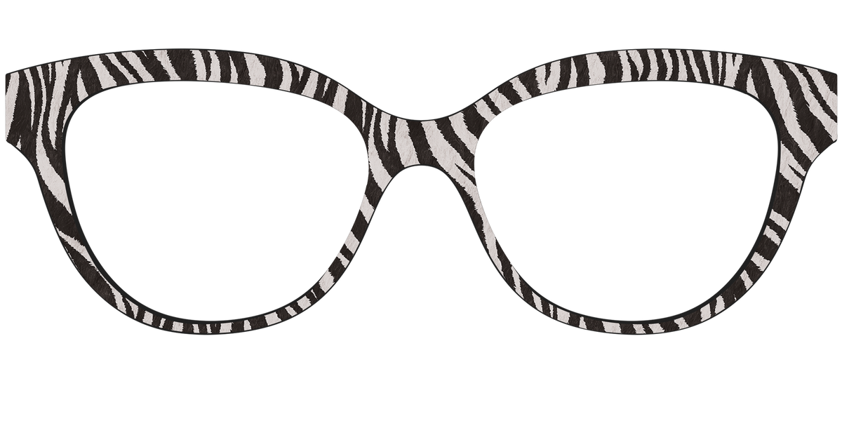 The Zebra Stripes - Front Top Image - Pair Eyewear