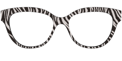 The Zebra Stripes - Front Top Thumbnail - Pair Eyewear