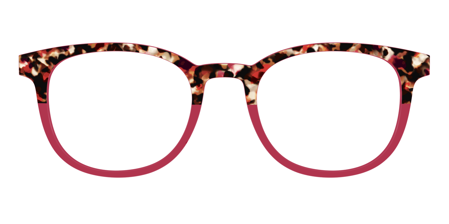 The Auburn Tortoise Crystal Split - Front Top Image - Pair Eyewear