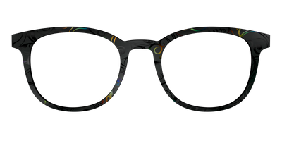 The Black Holographic Scrolls - Front Top Thumbnail - Pair Eyewear