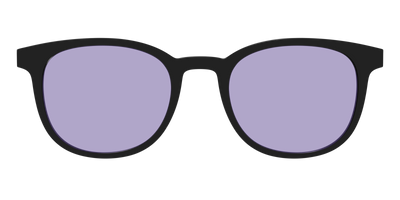 The Black With Celestial Purple Lens - Front Top Thumbnail - Pair Eyewear