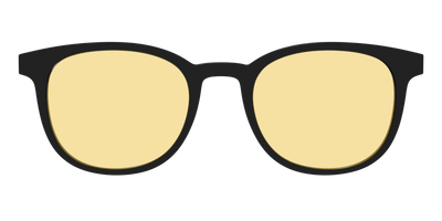 The Black With Citrine Yellow Lens - Front Top Thumbnail - Pair Eyewear