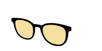 The Black with Driving Lens - Angle Top Thumbnail - Pair Eyewear