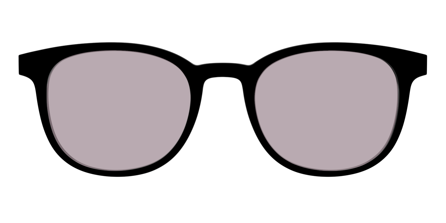 The Black with Gray Gaming Lens - Front Top Image - Pair Eyewear