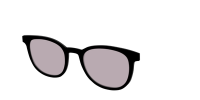 The Black with Gray Gaming Lens - Angle Top Thumbnail - Pair Eyewear