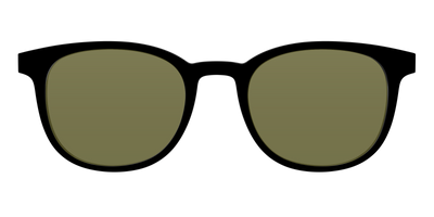 The Black with Green Racquet Sport Lens - Front Top Thumbnail - Pair Eyewear