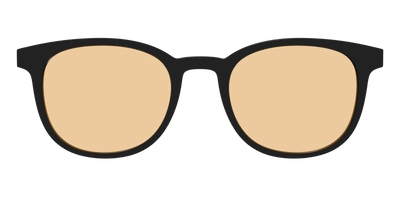 The Black With Umber Brown Lens - Front Top Thumbnail - Pair Eyewear
