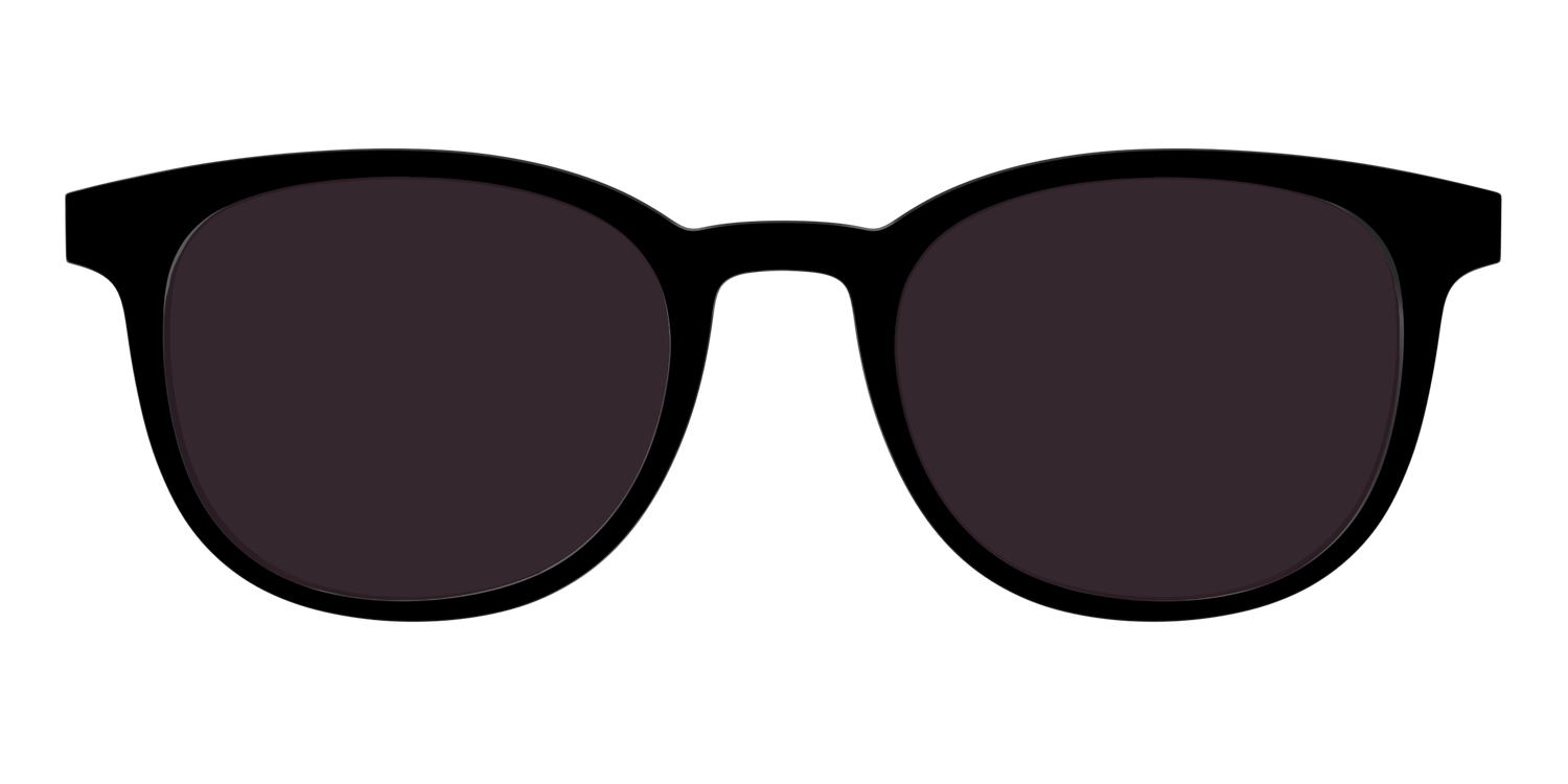 The Black with Urban Explorer Lens - Front Top Image - Pair Eyewear