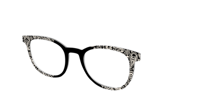 The Bone White Paisley - Angle Top Thumbnail - Pair Eyewear