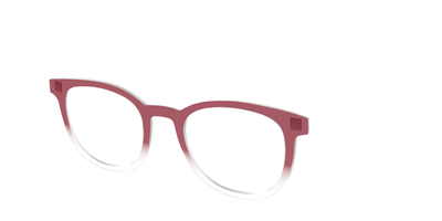 The Burgundy Gradient Crystal - Angle Top Thumbnail - Pair Eyewear