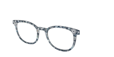 The Christmas Town Snow Globe with Holographic Glitter - Angle Top Thumbnail - Pair Eyewear