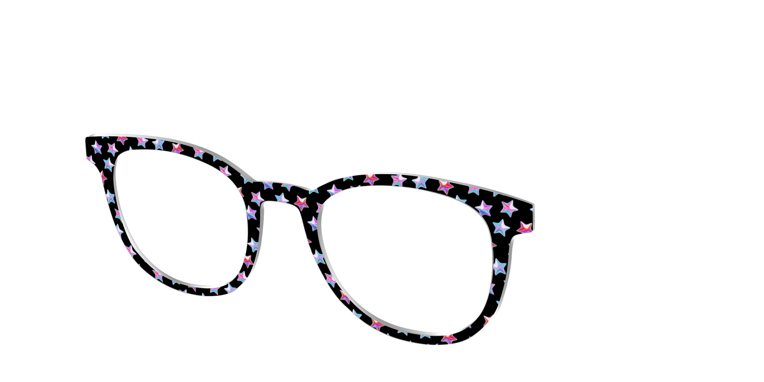 The Chrome Superstars - Angle Top Image - Pair Eyewear