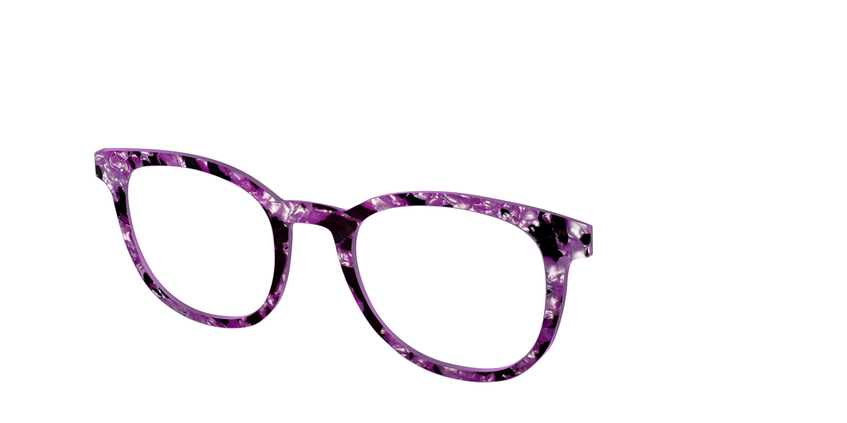 The Dark Orchid Pearl Tortoise - Angle Top Image - Pair Eyewear