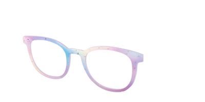 The Dreamy Pastel with Holographic Glitter - Angle Top Thumbnail - Pair Eyewear
