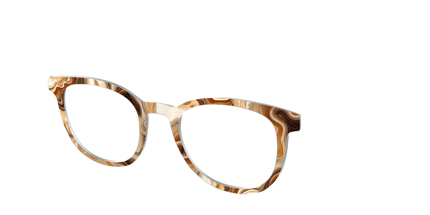 The Espresso Marble - Angle Top Image - Pair Eyewear