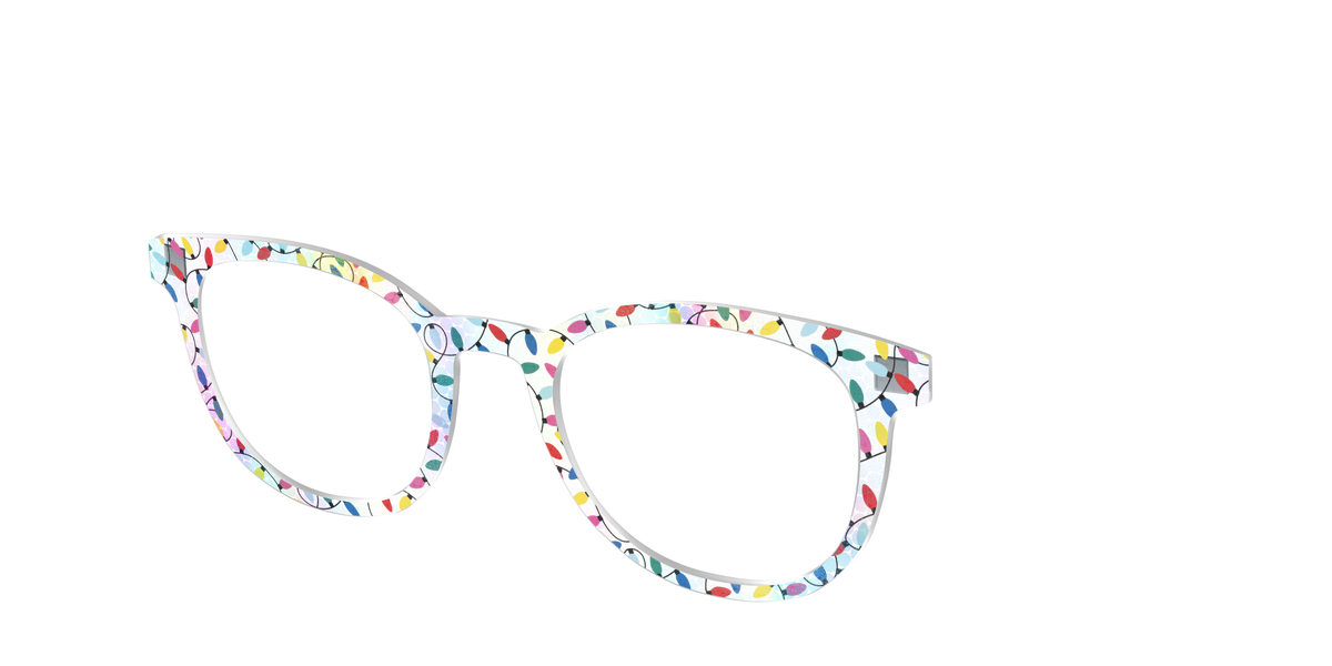 The Festive Lights Crystal - Angle Top Image - Pair Eyewear