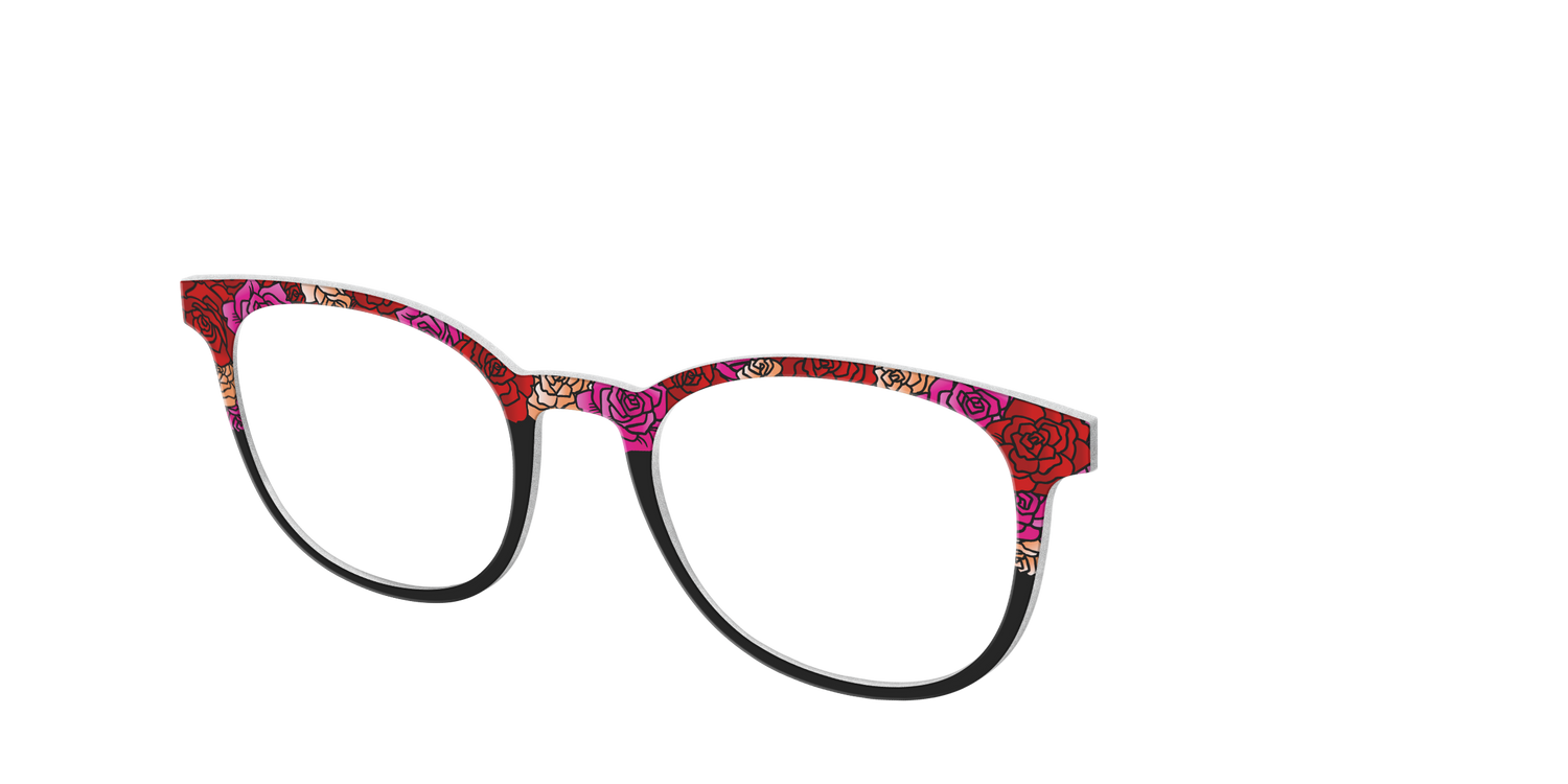 The Frida Flower Crown - Angle Top Image - Pair Eyewear