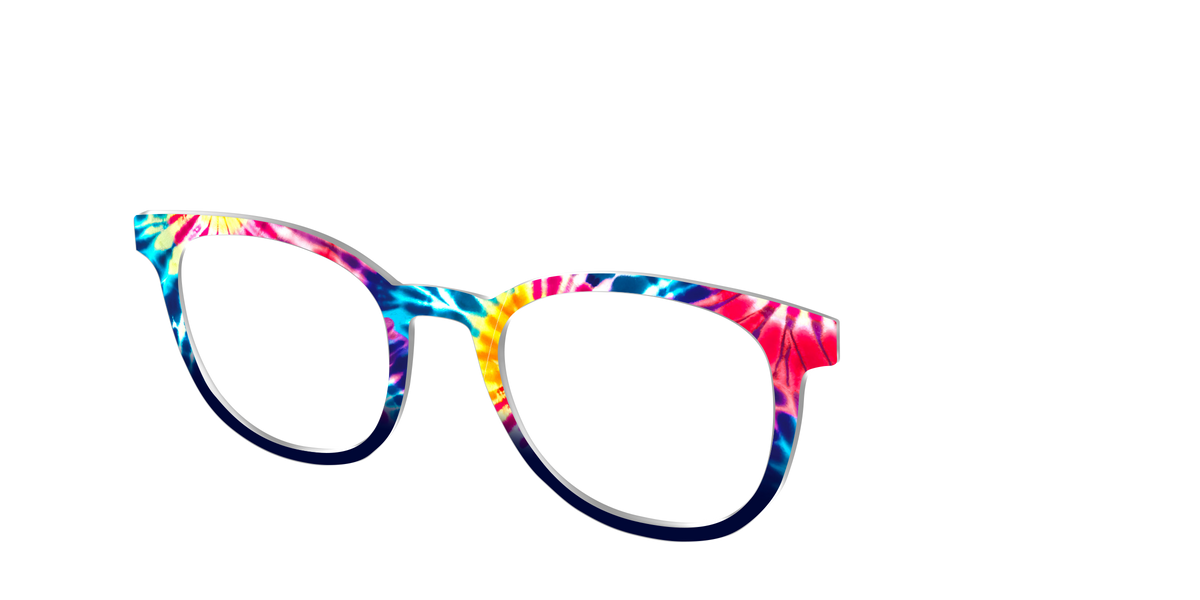 The Funky Tie-Dye - Angle Top Image - Pair Eyewear