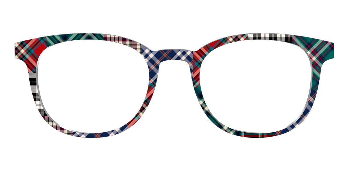 The Grunge Plaid Print Mix - Front Top Image - Pair Eyewear