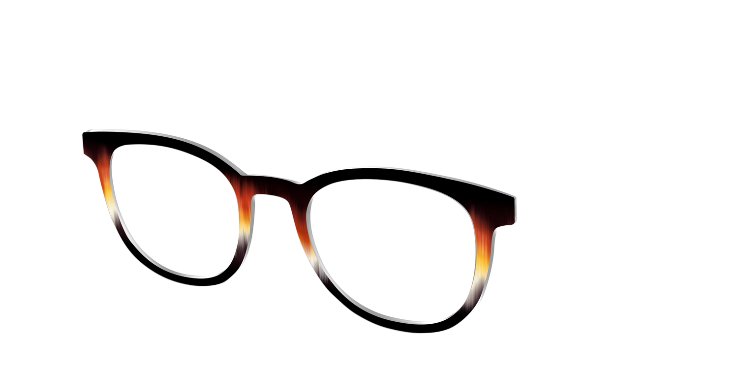 The Hallows' Eve Gradient - Angle Top Image - Pair Eyewear