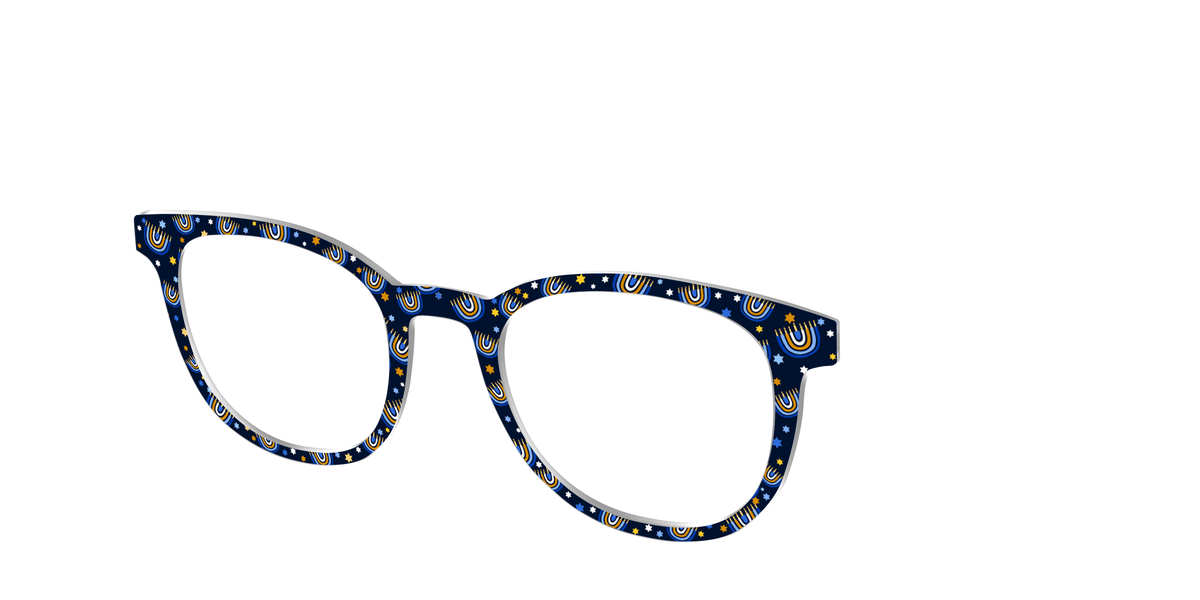 The Hanukkah Menorahs - Angle Top Image - Pair Eyewear