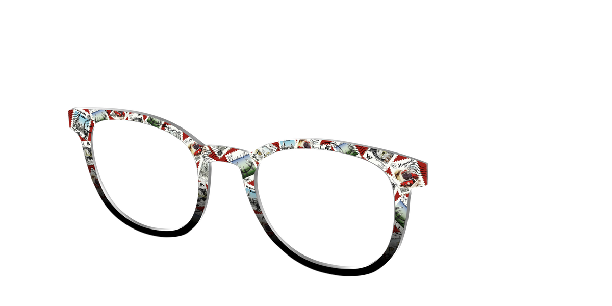 The Hogwarts™ Stamps - Angle Top Image - Pair Eyewear