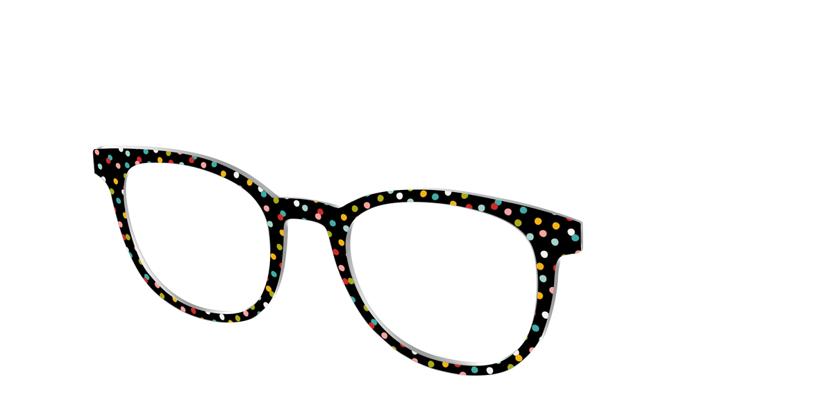The Holiday Dots - Angle Top Image - Pair Eyewear
