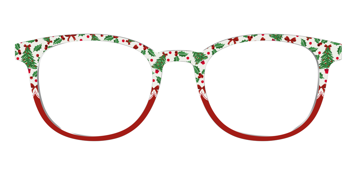 The Holly Jolly Split - Front Top Image - Pair Eyewear