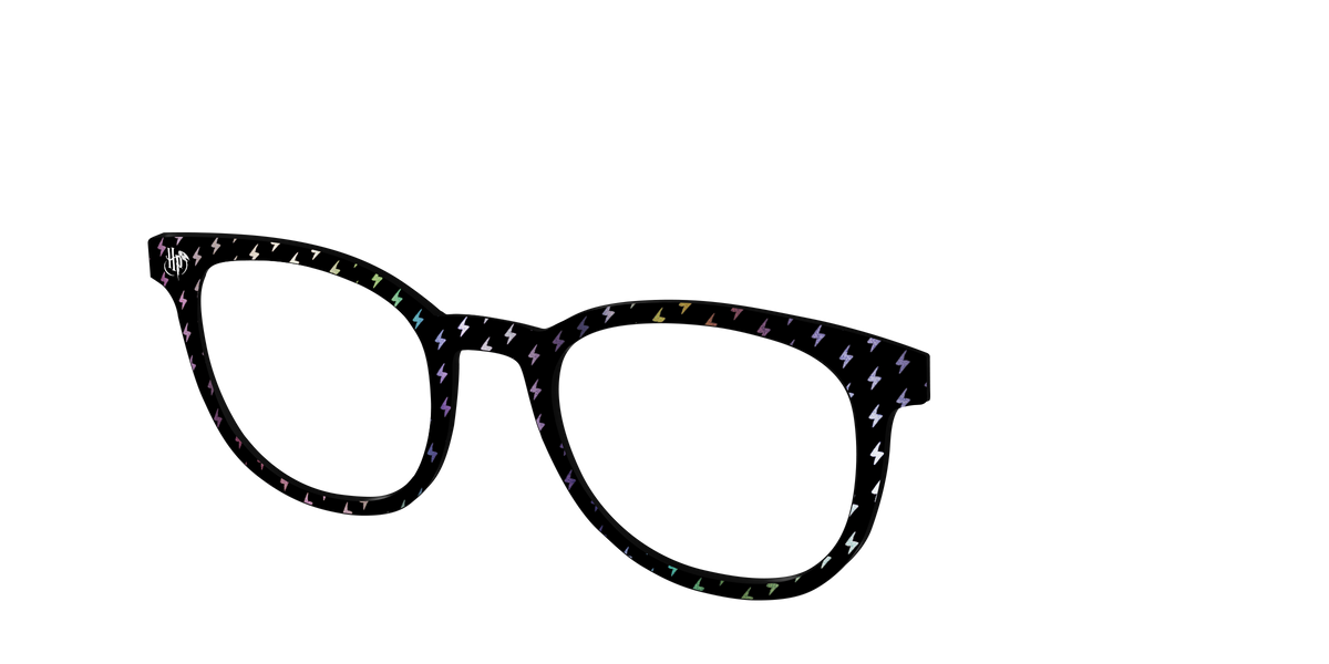 The Holographic Lightning Bolts - Angle Top Image - Pair Eyewear