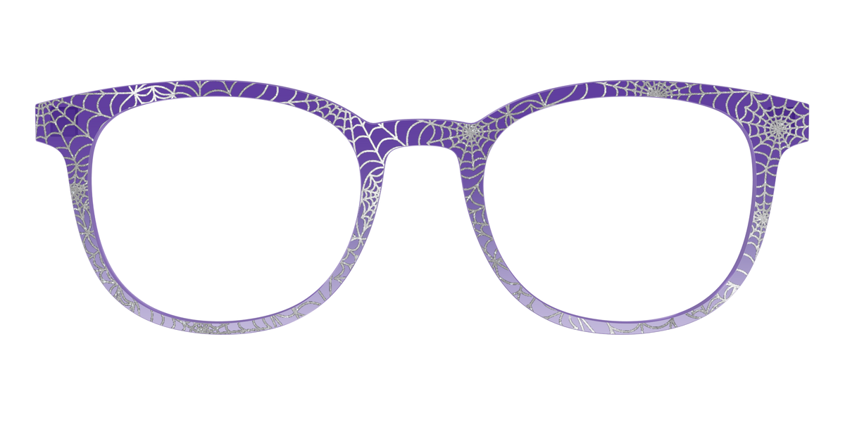 The Holographic Purple Webbed Crystal - Front Top Image - Pair Eyewear