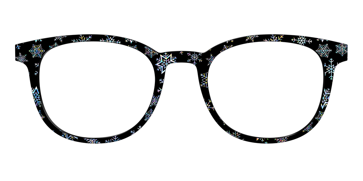 The Holographic Snowflakes - Front Top Image - Pair Eyewear