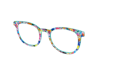 The Imaginative Tortoise with Bubble Glitter - Angle Top Thumbnail - Pair Eyewear
