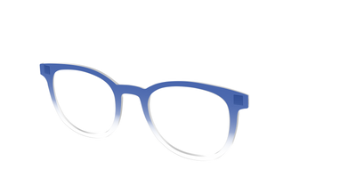 The Indigo Gradient Crystal - Angle Top Thumbnail - Pair Eyewear