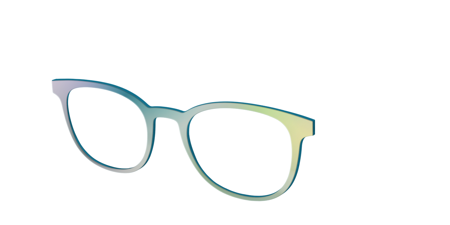 The Iridescent - Angle Top Image - Pair Eyewear