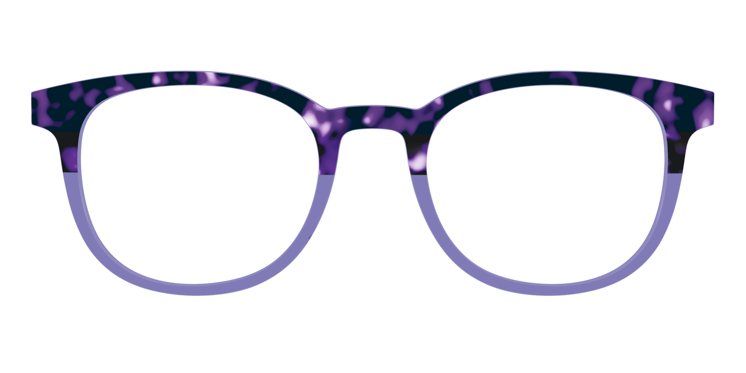 The Iris Tortoise Crystal Split - Front Top Image - Pair Eyewear