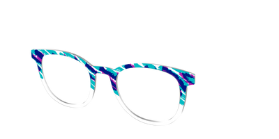 The Jazzy Scribble - Angle Top Thumbnail - Pair Eyewear