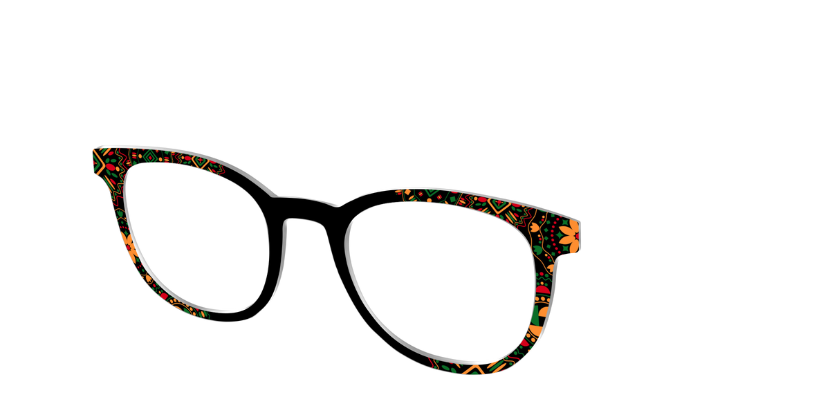 The Kwanzaa Medallion - Angle Top Image - Pair Eyewear