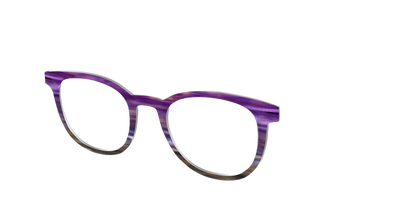 The Lilac Gradient Horn - Angle Top Thumbnail - Pair Eyewear