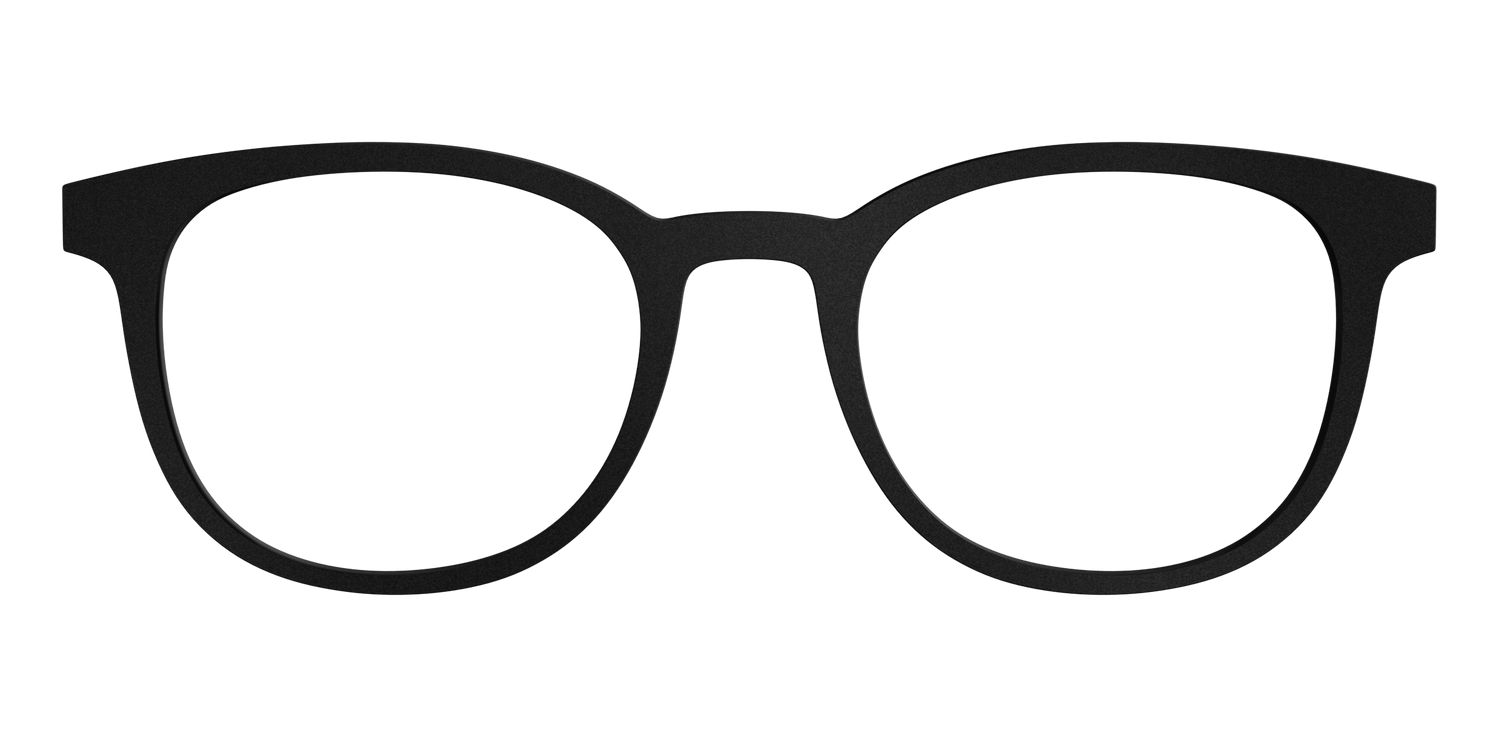 The Matte Black - Front Top Image - Pair Eyewear