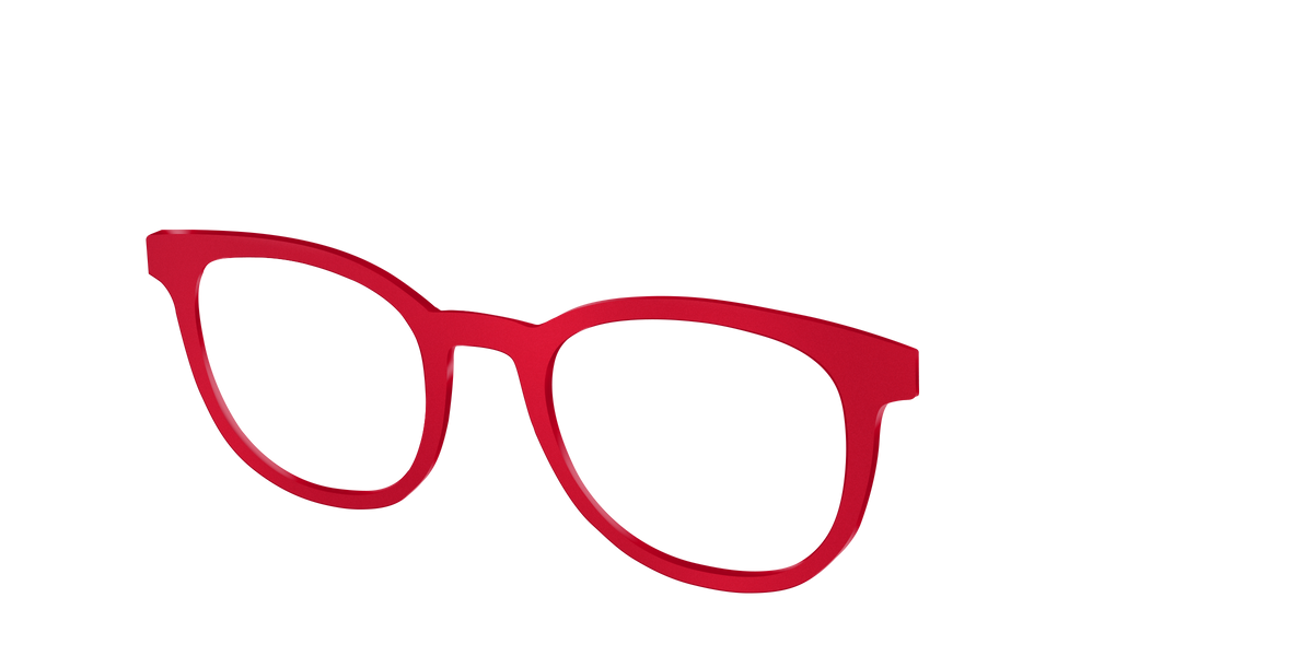 The Matte Red - Angle Top Image - Pair Eyewear