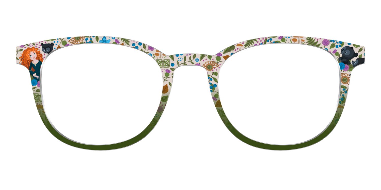 Merida's Brave and Bold Floral - Front Top Image - Pair Eyewear