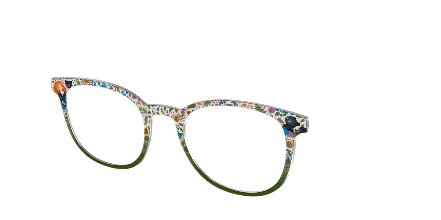 Merida's Brave and Bold Floral - Angle Top Image - Pair Eyewear
