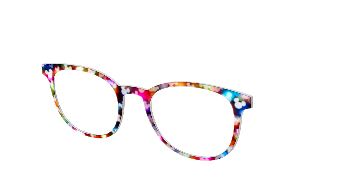 The Mickey Bokeh - Angle Top Image - Pair Eyewear