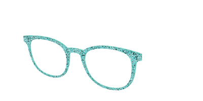 The Mint Sparkle - Angle Top Thumbnail - Pair Eyewear