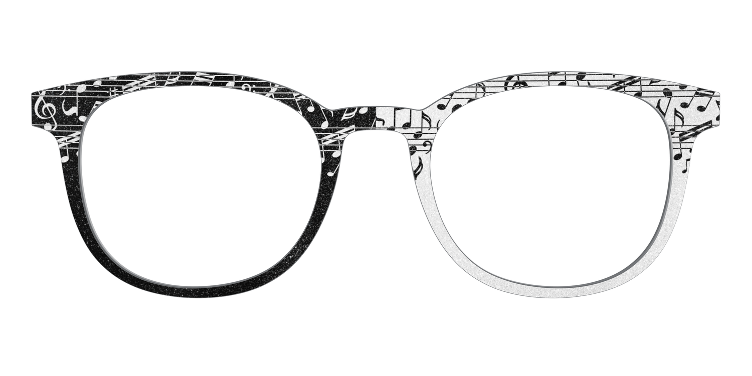 The Musical Shimmer Split - Front Top Image - Pair Eyewear