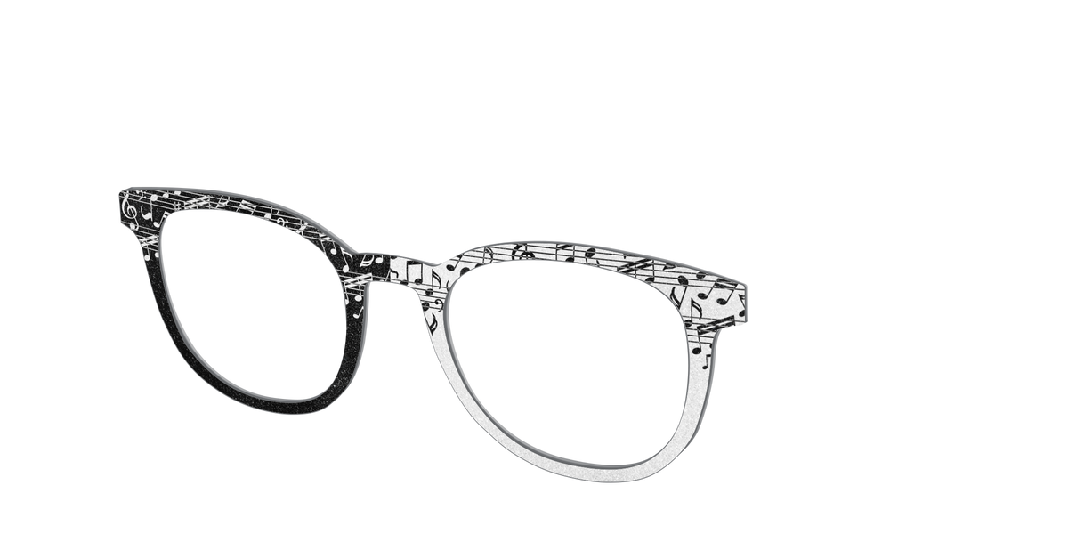 The Musical Shimmer Split - Angle Top Image - Pair Eyewear