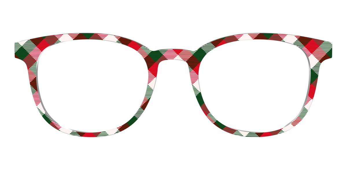 The Nice List Plaid - Front Top Image - Pair Eyewear